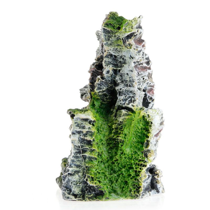 Fish Tank Cave with Realistic Stone Look, Resin 10cm by HitMyNeed