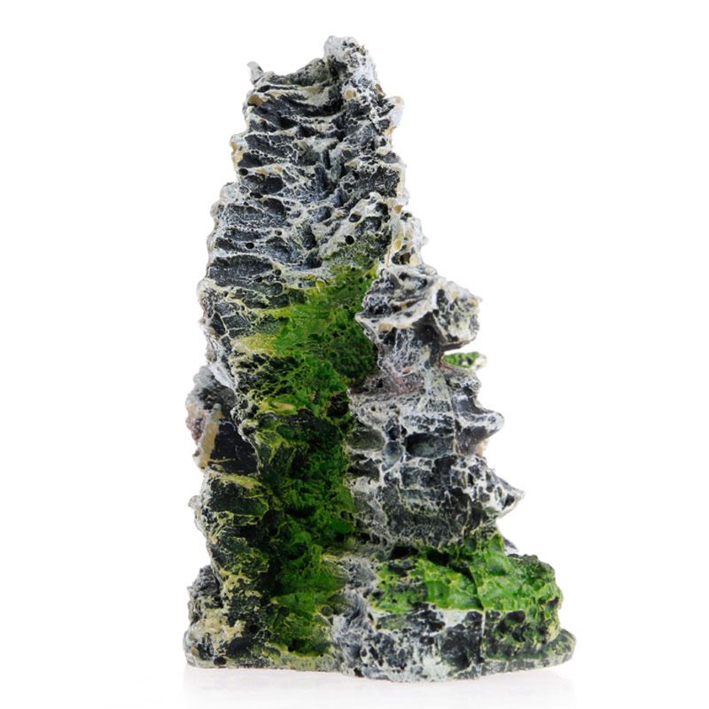 Fish Tank Cave with Realistic Stone Look, Resin 10cm by HitMyNeed