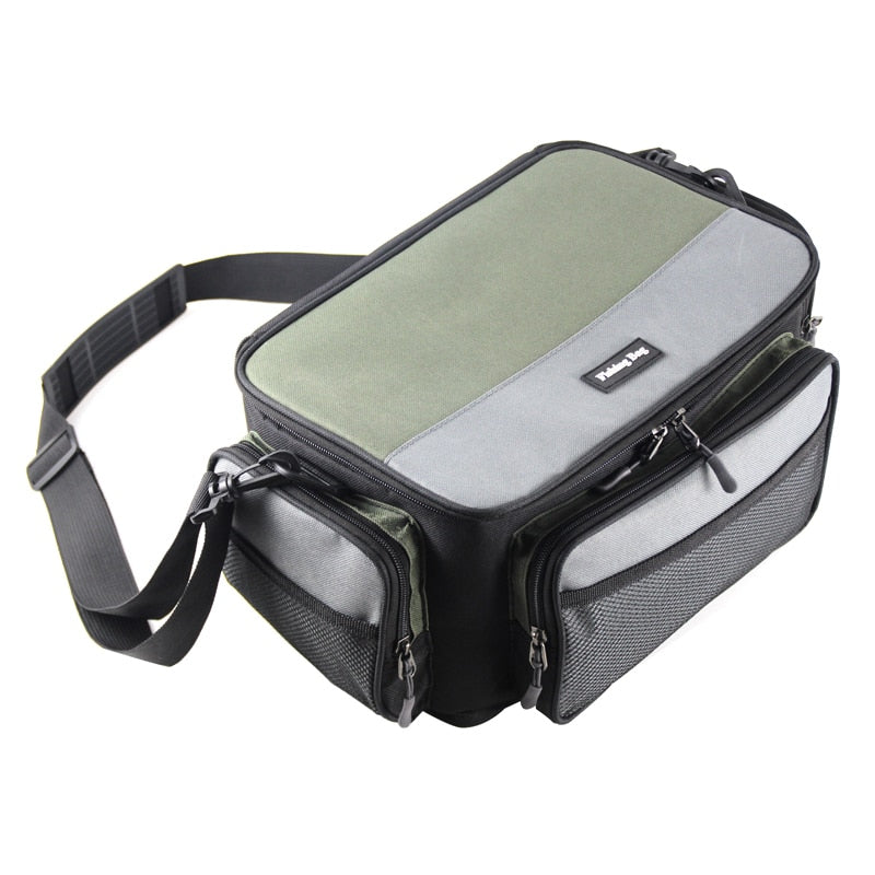 Fishing Crossbody Reel Bag with Multi Pockets by HitMyNeed