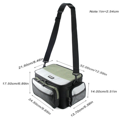 Fishing Crossbody Reel Bag with Multi Pockets by HitMyNeed