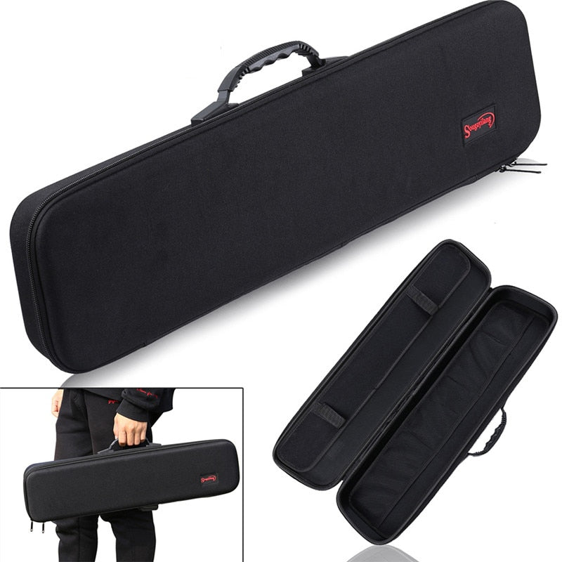 Fishing Rod Hard Case Travel Bag with EVA Protection by HitMyNeed
