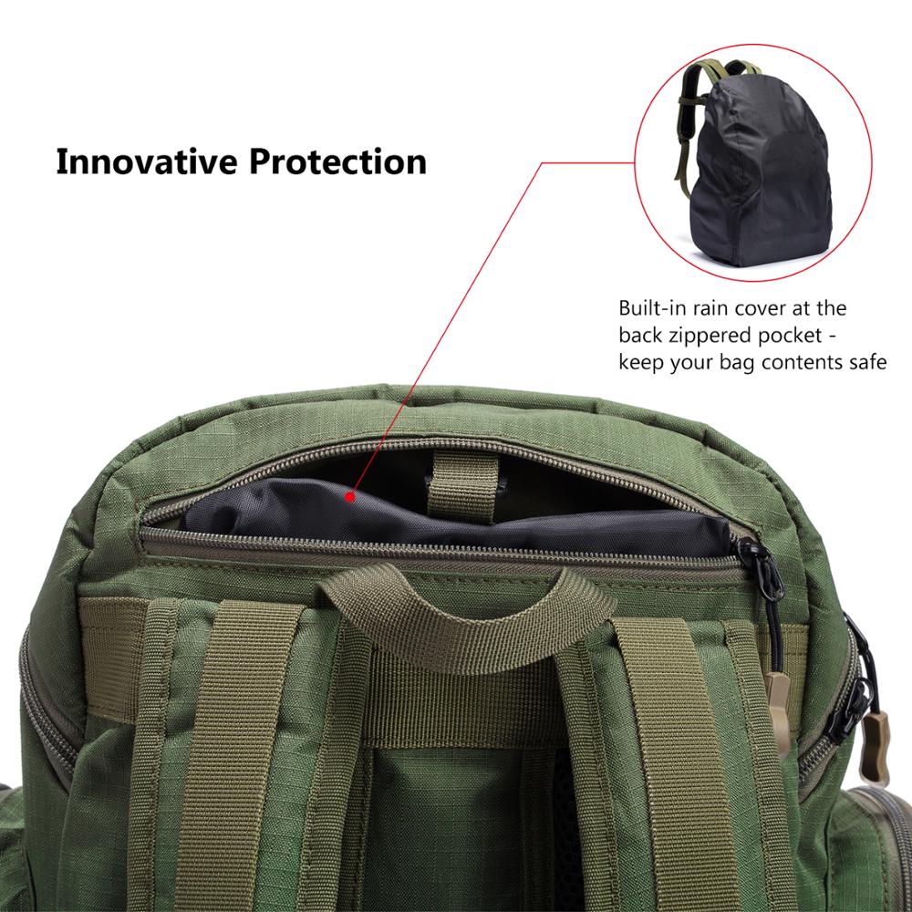 Fishing Tackle Backpack with Multiple Compartments by HitMyNeed