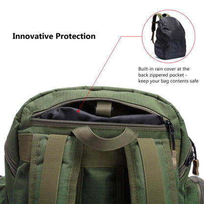 Fishing Tackle Backpack with Multiple Compartments by HitMyNeed