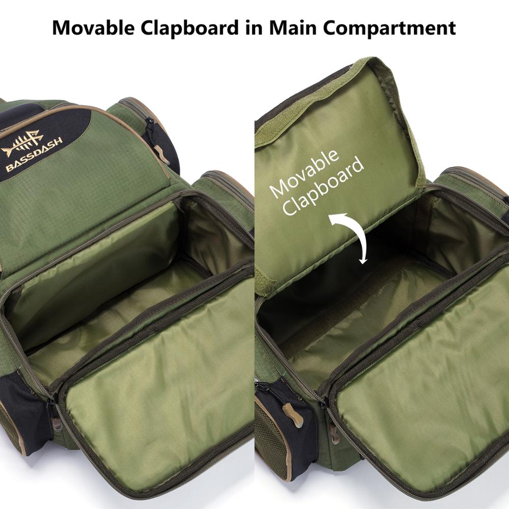 Fishing Tackle Backpack with Multiple Compartments by HitMyNeed