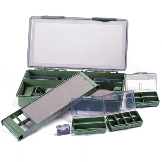 Fishing Tackle Box with Modular Storage Inserts by HitMyNeed