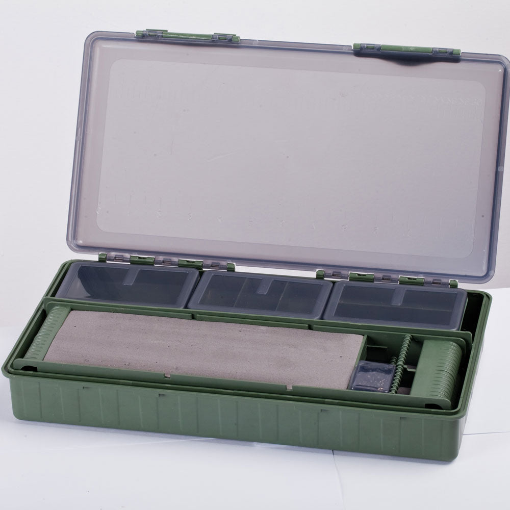 Fishing Tackle Box with Modular Storage Inserts by HitMyNeed