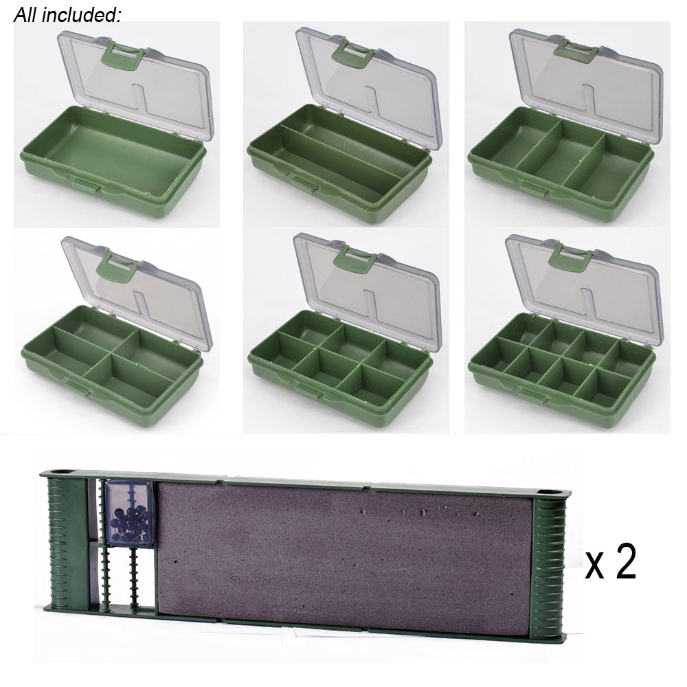 Fishing Tackle Box with Modular Storage Inserts by HitMyNeed