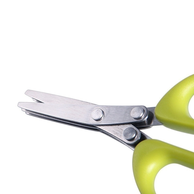 Five-Blade Shredder Scissors for Fast Food Prep by HitMyNeed