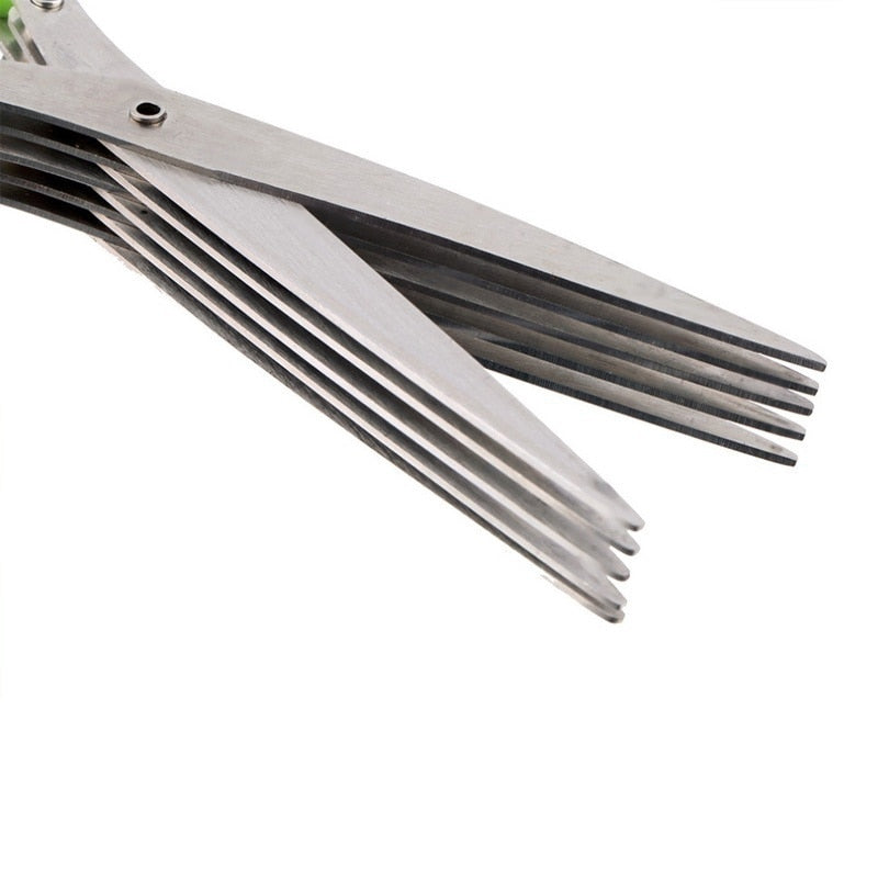 Five-Blade Shredder Scissors for Fast Food Prep by HitMyNeed