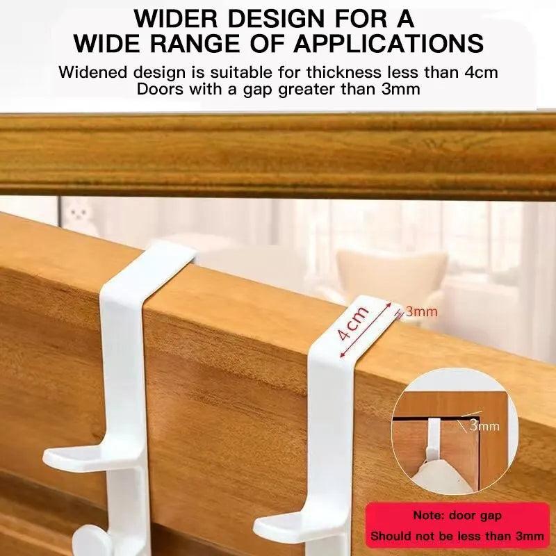 Five-Segment Portable Door & Wall Hook Rack by HitMyNeed