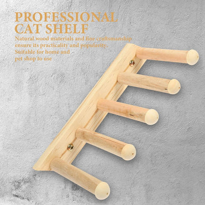 Five-Step Wooden Cat Wall Stairs by HitMyNeed