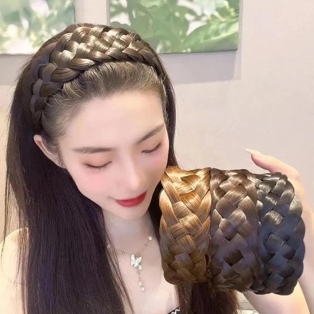 Five-Strand Braided Wig Headband for Women by HitMyNeed