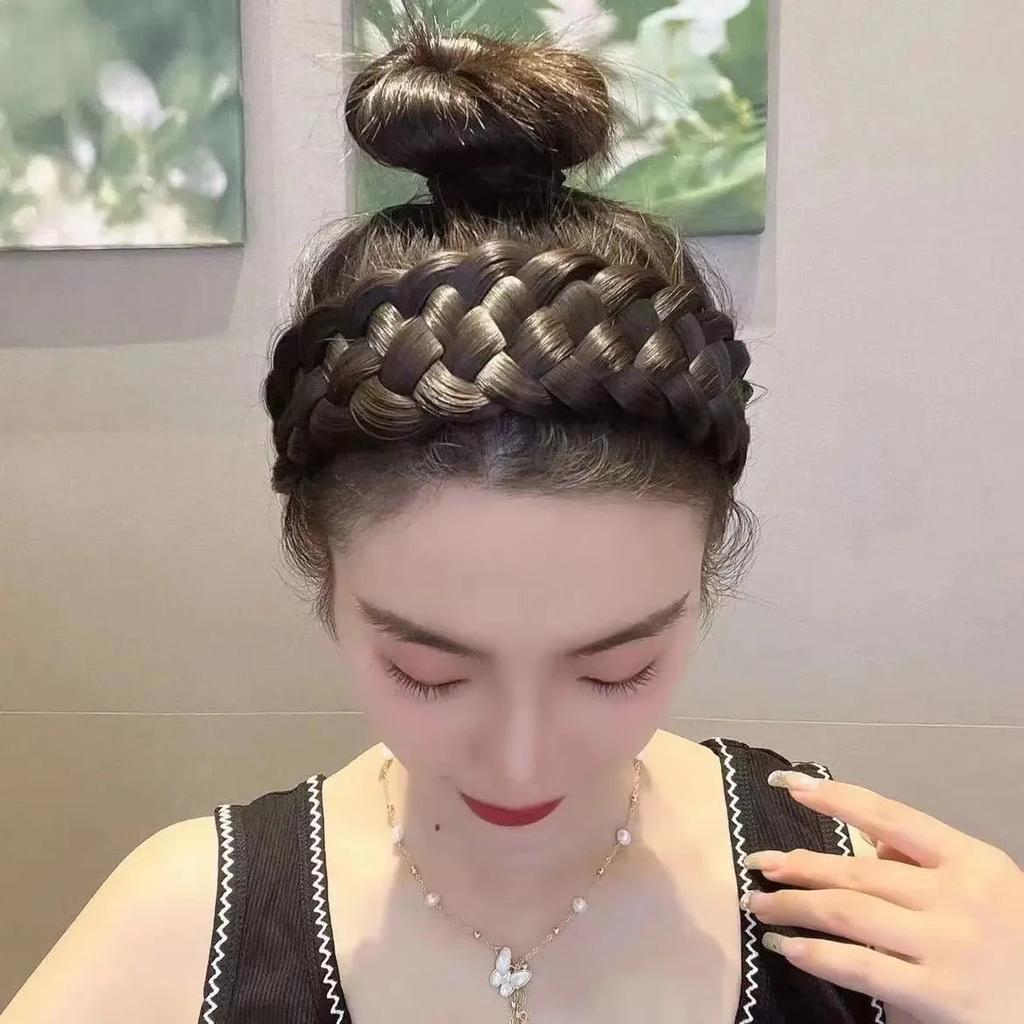 Five-Strand Braided Wig Headband for Women by HitMyNeed