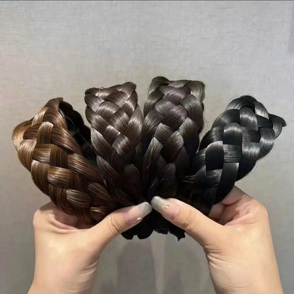 Five-Strand Braided Wig Headband for Women by HitMyNeed