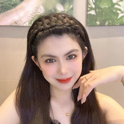Five-Strand Braided Wig Headband for Women by HitMyNeed