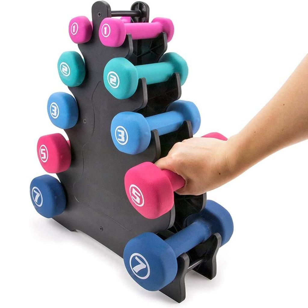 Five Tier Dumbbell Rack Stand for Small Weights by HitMyNeed