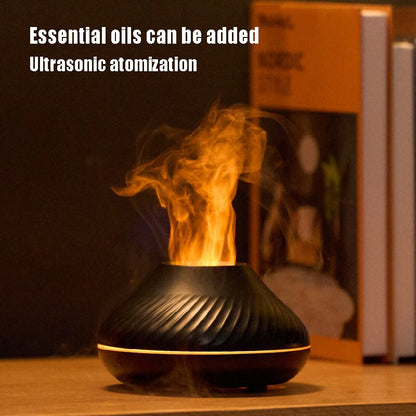 Flame Aromatherapy Humidifier with LED Atmosphere Light by HitMyNeed
