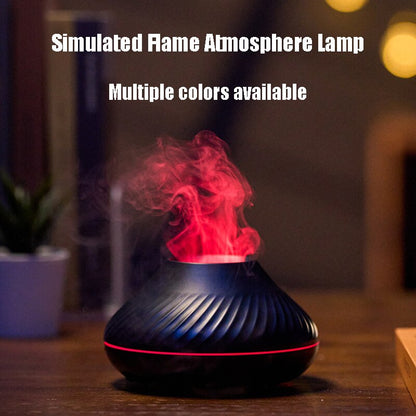 Flame Aromatherapy Humidifier with LED Atmosphere Light by HitMyNeed