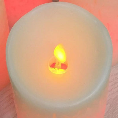 Flameless Battery LED Candles with Remote, Set of 3 by HitMyNeed