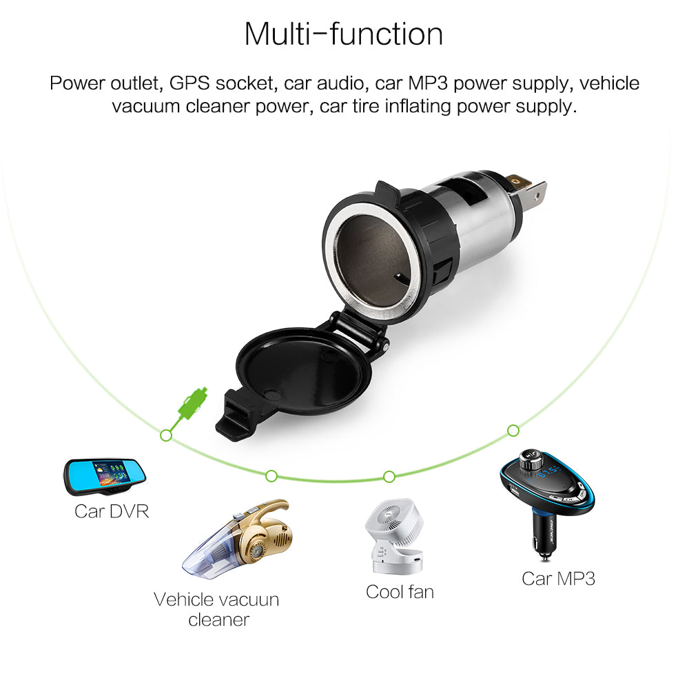 Flameless Cigarette Lighter Adapter for Cars 12-24V by HitMyNeed