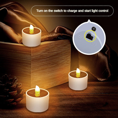 Flameless LED Solar Tea Lights for Outdoor Use by HitMyNeed