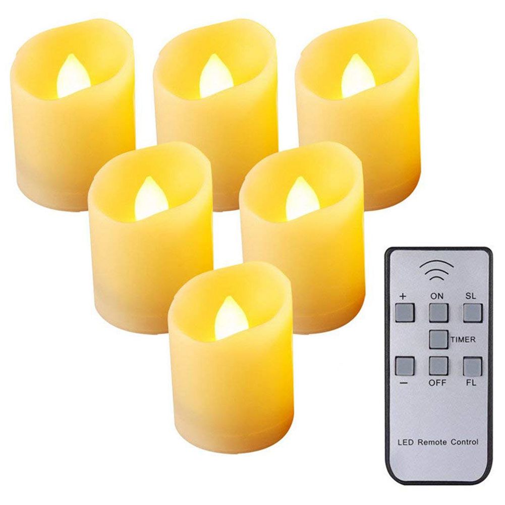 Flameless LED Tea Light Candles with Timer & Remote by HitMyNeed