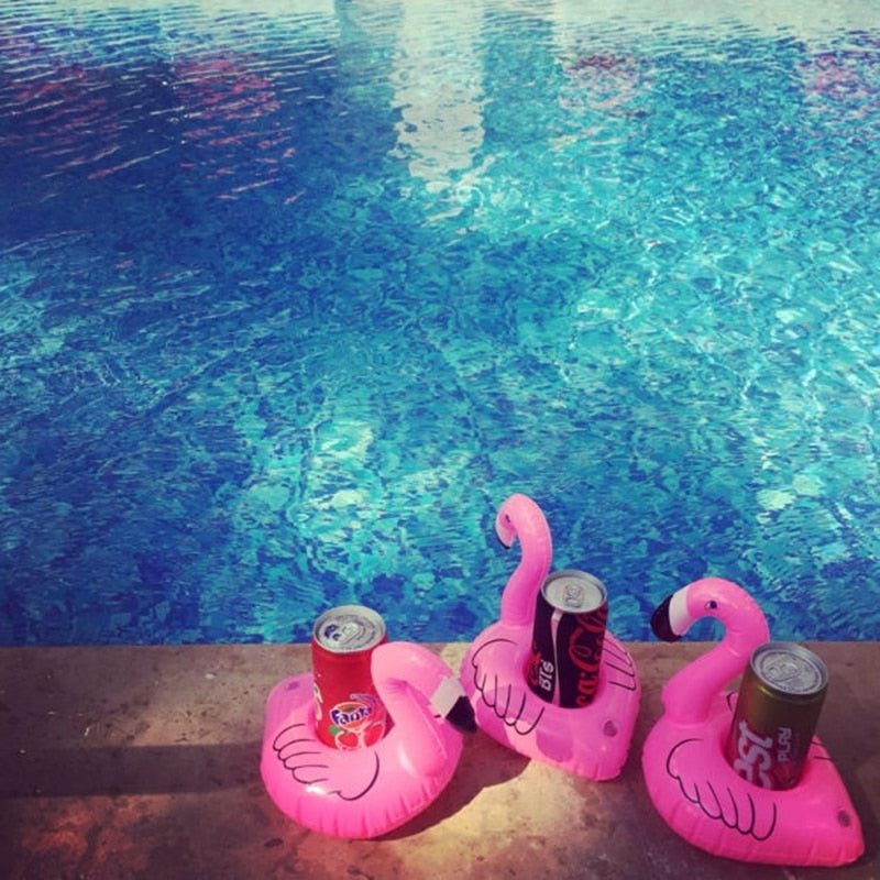 Flamingo Inflatable Drink Float Cup Holder by HitMyNeed