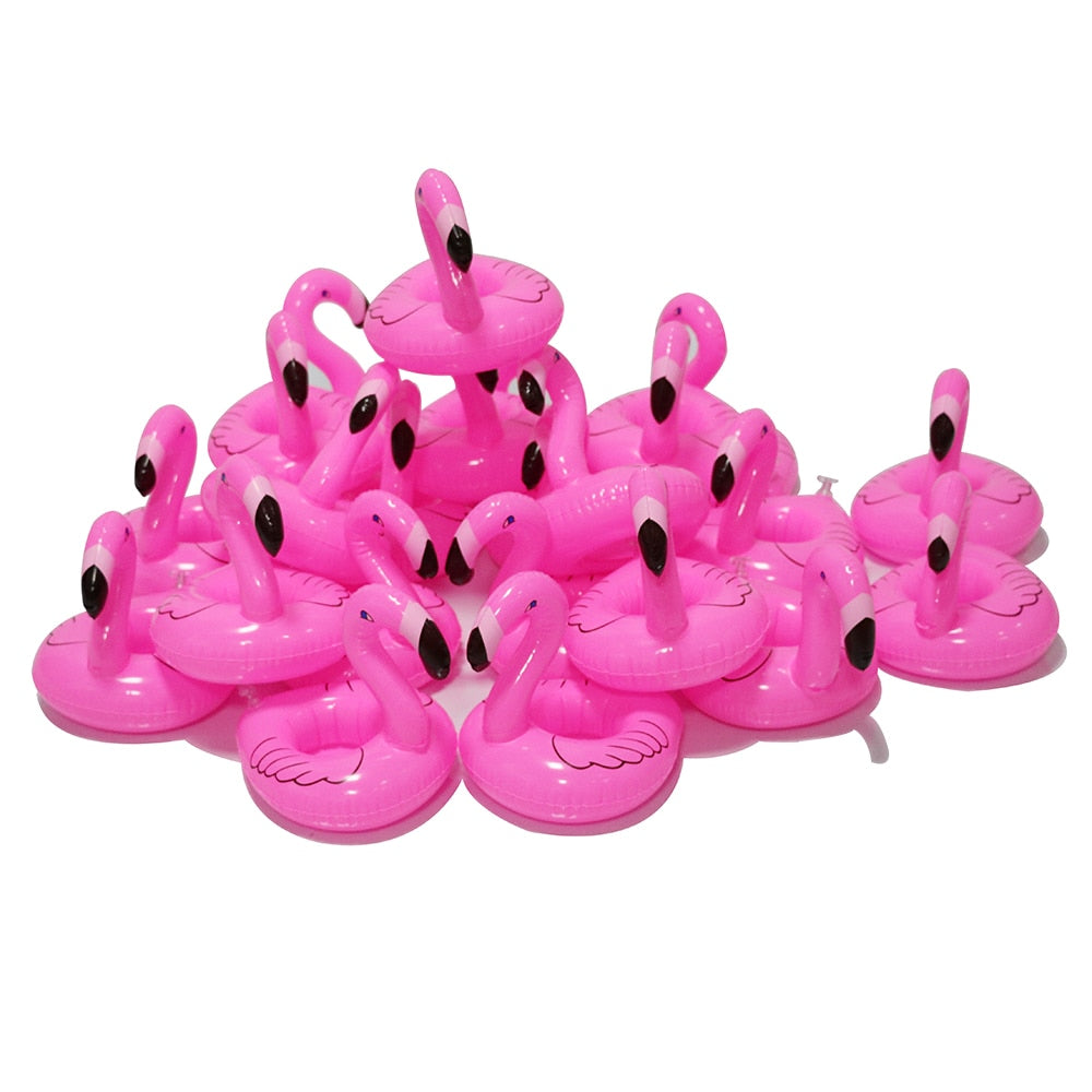 Flamingo Inflatable Drink Holder for Pool Parties by HitMyNeed