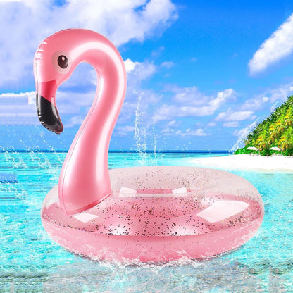 Flamingo Pool Float for Adults & Kids 120cmfor-60-80kg by HitMyNeed