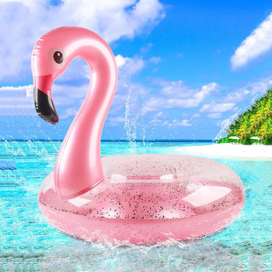 Flamingo Pool Float for Adults & Kids 120cmfor-60-80kg by HitMyNeed