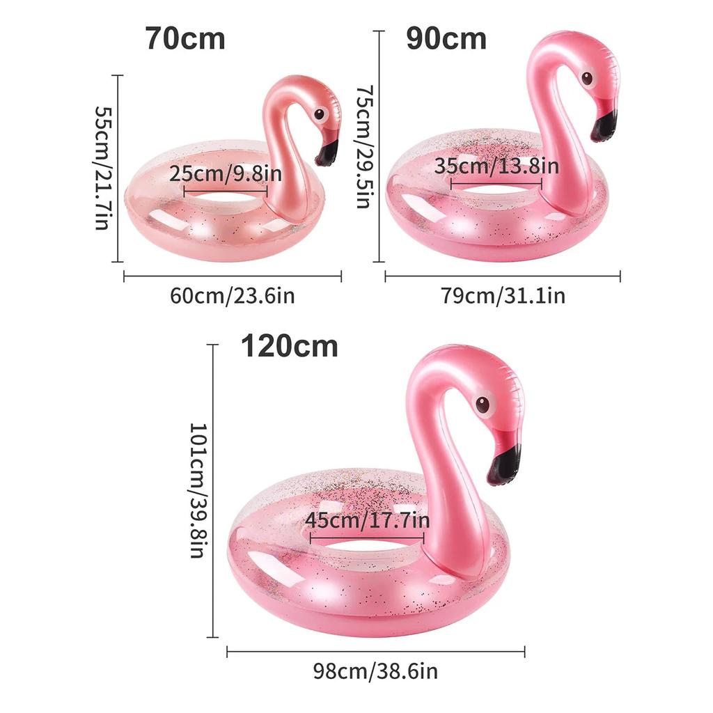 Flamingo Pool Float for Adults & Kids by HitMyNeed