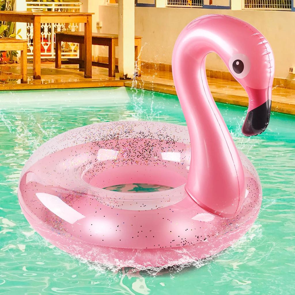 Flamingo Pool Float for Adults & Kids by HitMyNeed
