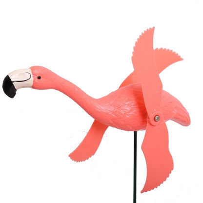 Flamingo Wind Spinners Set of 4 for Garden Decor by HitMyNeed