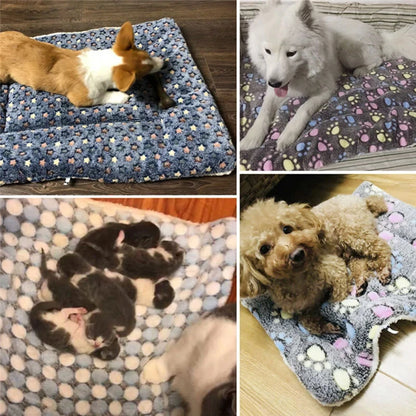 Flannel Pet Sleeping Mat & Sofa Bed for Dogs and Cats by HitMyNeed