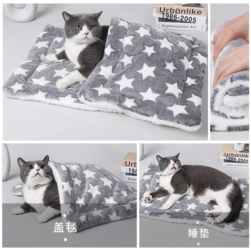 Flannel Pet Sleeping Mat & Sofa Bed for Dogs and Cats by HitMyNeed