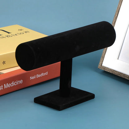 Flannel T-Bar Bangle and Bracelet Display Stand black by HitMyNeed