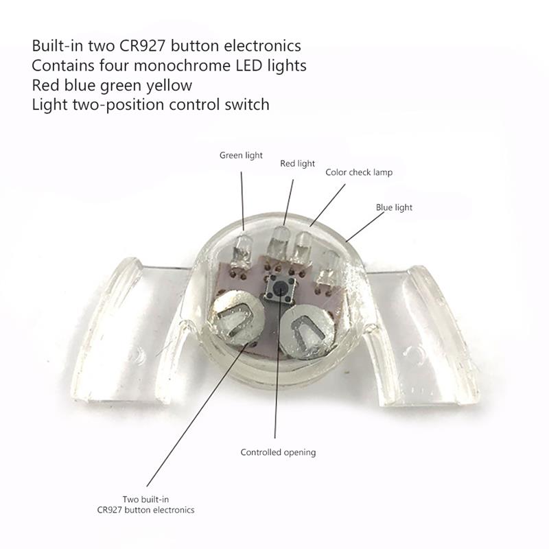 Flashing Light Up LED Mouthpiece for Costumes by HitMyNeed