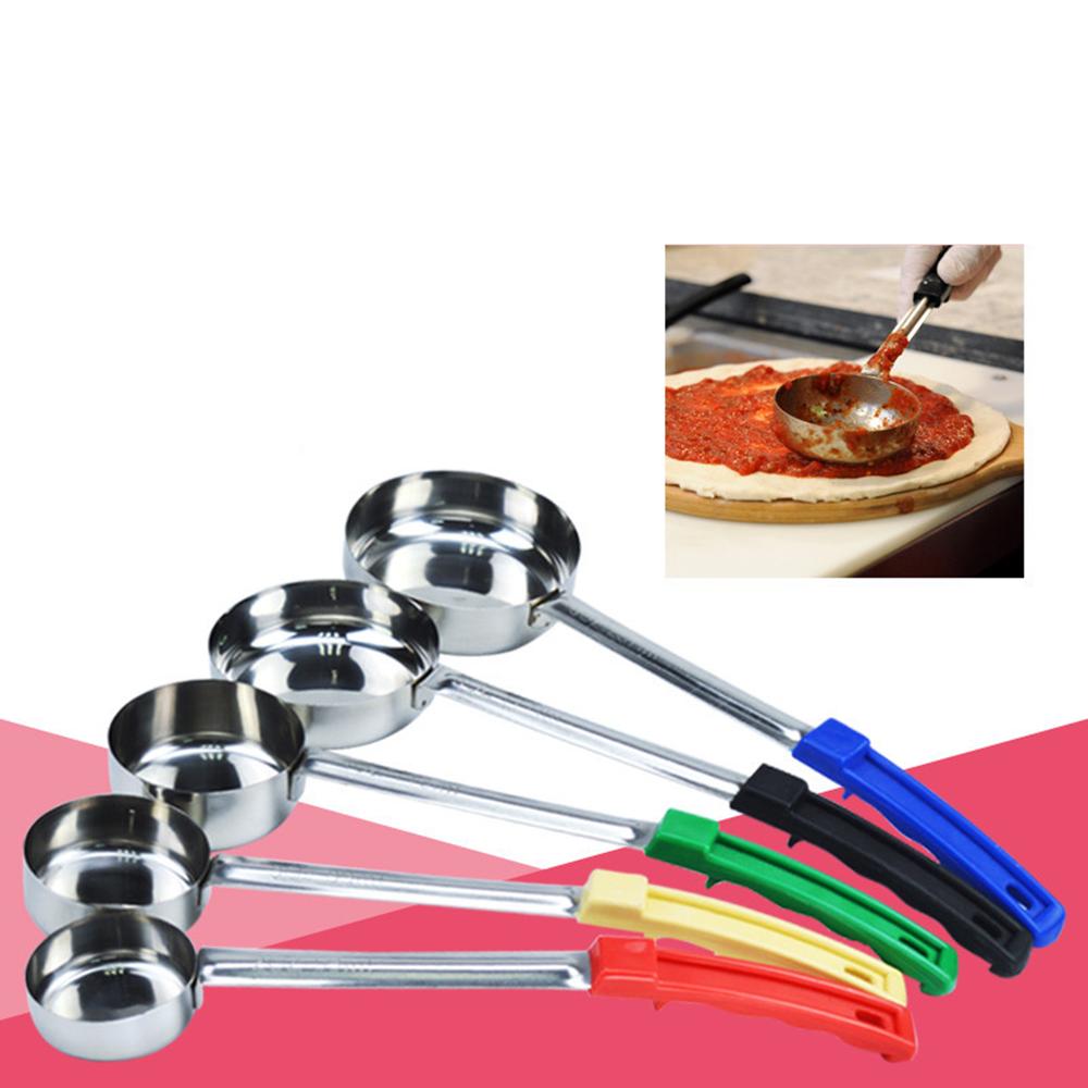 Flat Bottom Stainless Steel Pizza Sauce Ladle by HitMyNeed