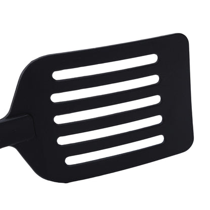 Flat-Tip Nylon Frying Spatula with Steel Handle by HitMyNeed