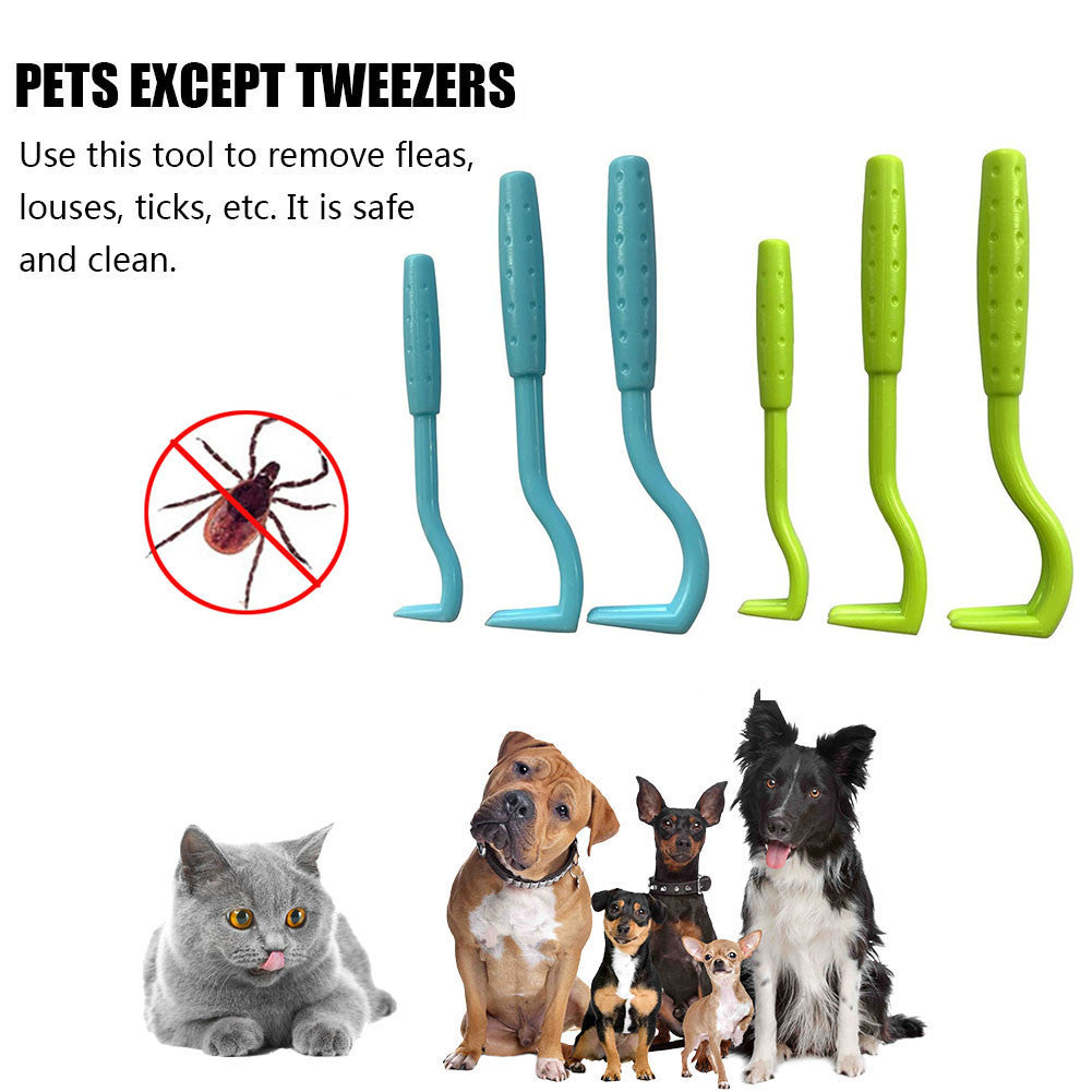 Flea and Tick Picker Hook Tool Set (3 pcs) by HitMyNeed