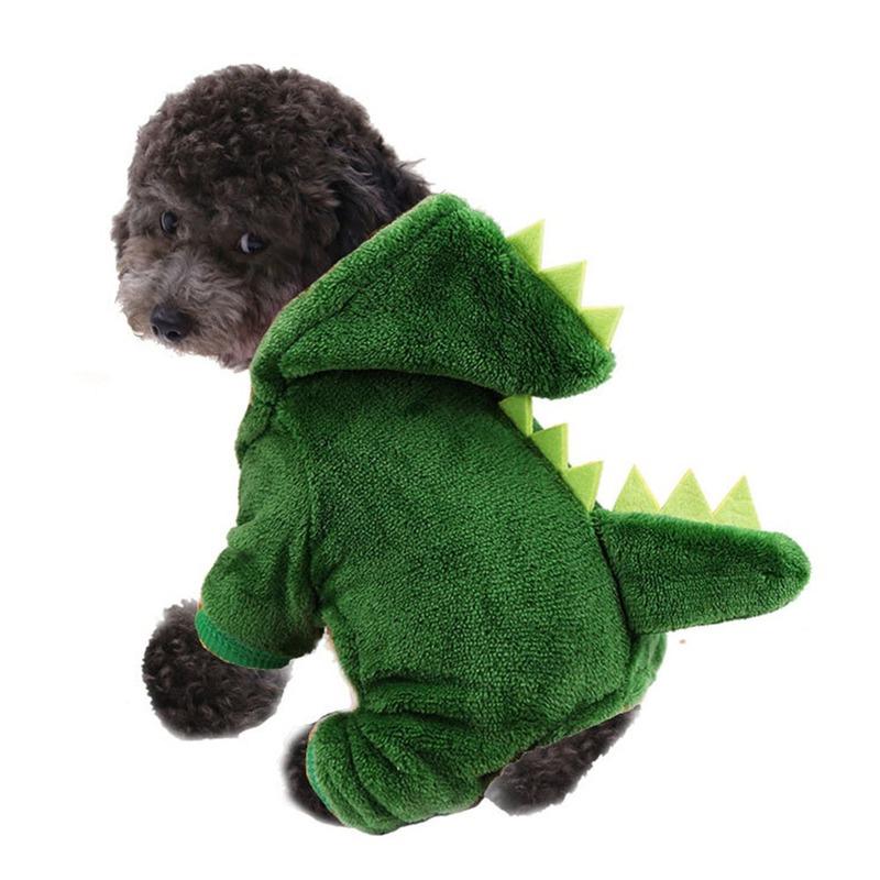 Fleece Dinosaur Dog Costume for Small Pets xl by HitMyNeed
