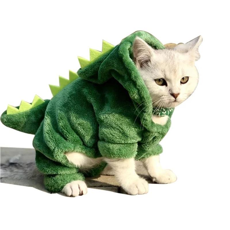 Fleece Dinosaur Dog Costume for Small Pets xs by HitMyNeed