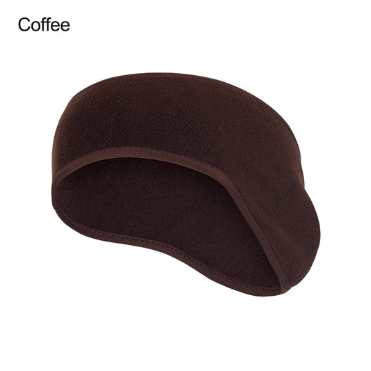 Fleece Headband Ear Warmer for Cold Weather coffee by HitMyNeed