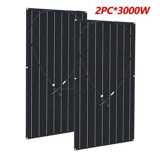Flexible 150W Solar Panel Kit for Camping & RV 2pc-1500w-3000w by HitMyNeed