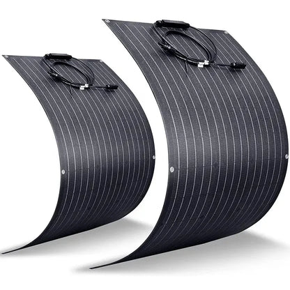Flexible 150W Solar Panel Kit for Camping & RV by HitMyNeed