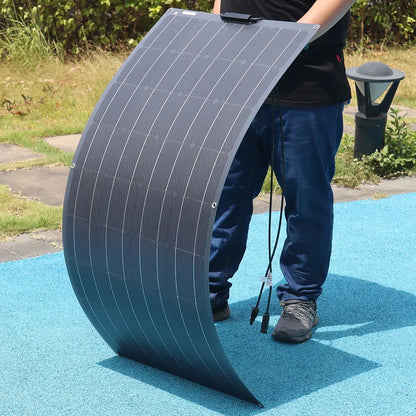 Flexible 150W Solar Panel Kit for Camping & RV by HitMyNeed