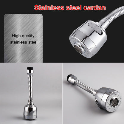 Flexible 360° Faucet Extension Hose with Dual Spray by HitMyNeed
