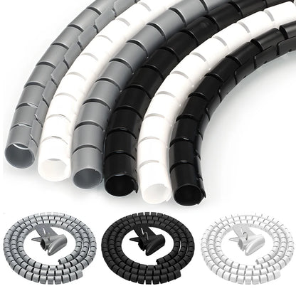 Flexible Cable Wire Protector Sleeve for Neat Desks Width 16mm Length 2M by HitMyNeed