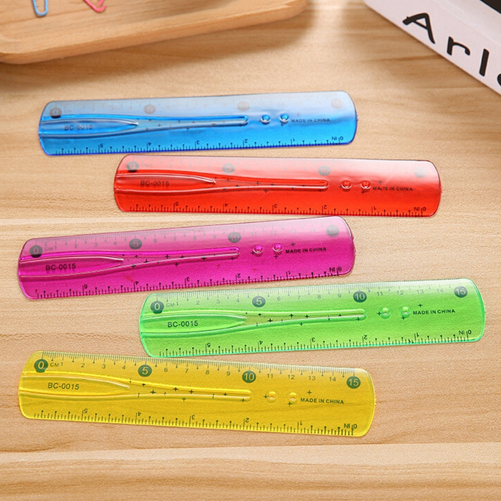 Flexible Clear 15cm Soft Plastic Ruler by HitMyNeed
