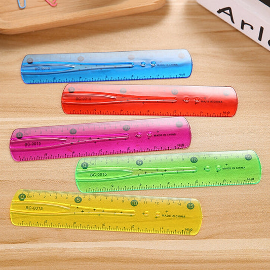 Flexible Clear 15cm Soft Plastic Ruler by HitMyNeed